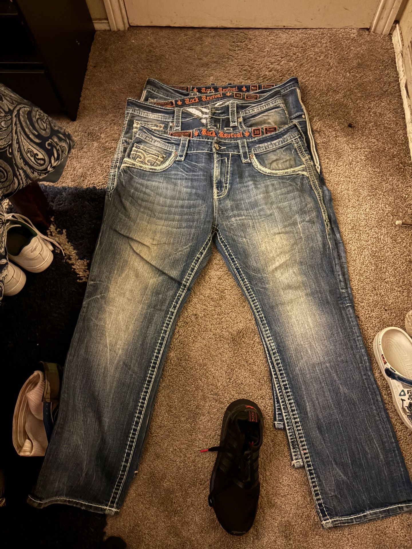 Rock Revival Jeans And Shorts 36/32 Clothing