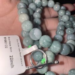 Blue Water Jade From Burma REAL JADE 
