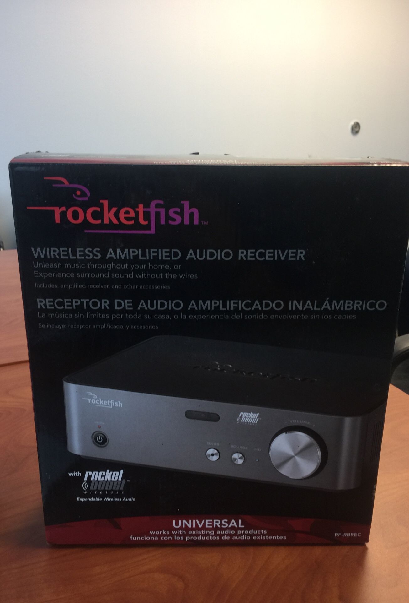 Rocketfish Wireless Amplified Audio Receiver RF-RBREC