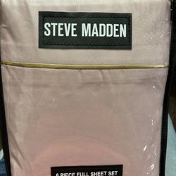 Steve Madden Six Piece Full Sheet Set New