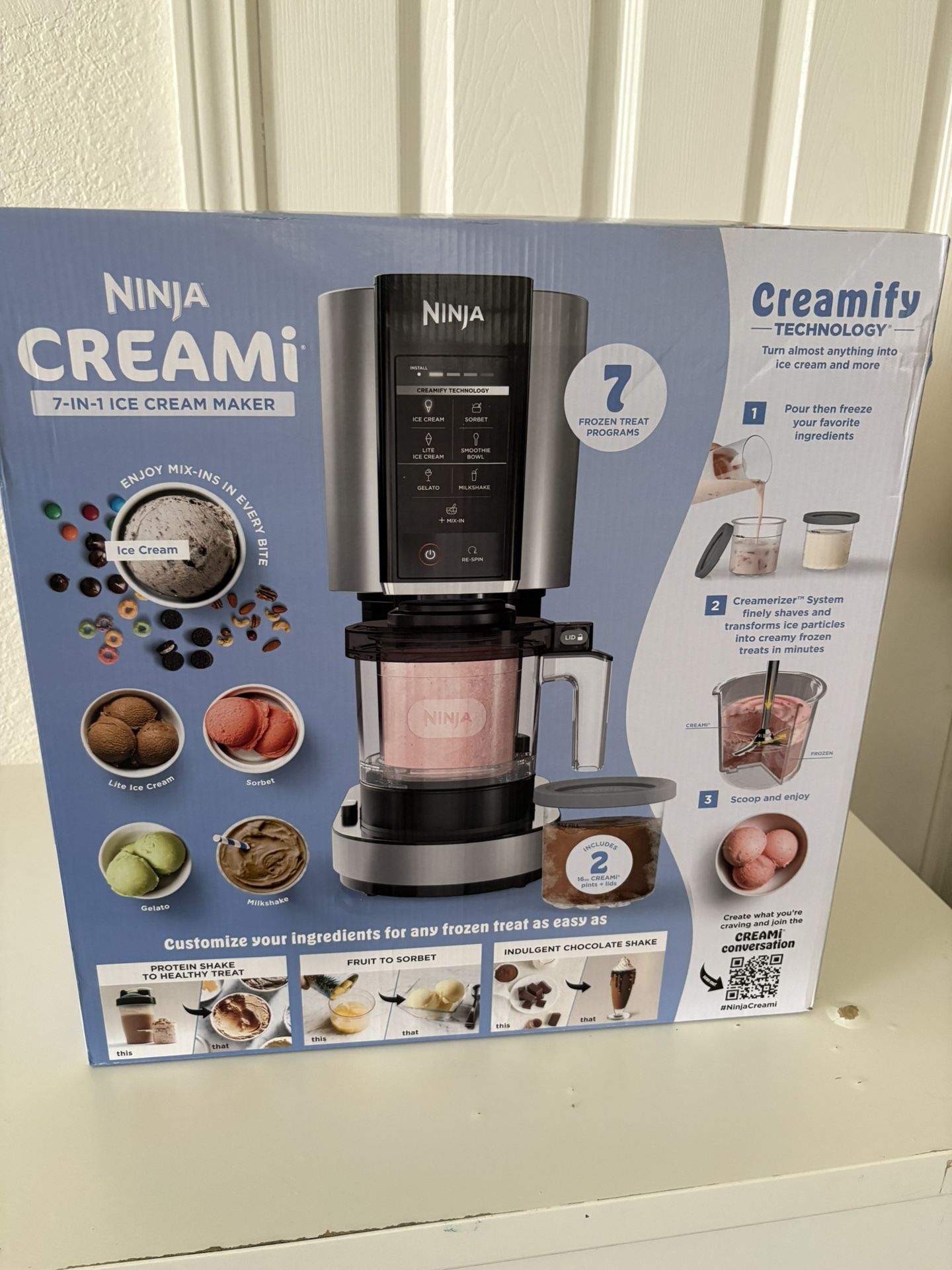 Ninja Cream 7-1 ice Cream Maker