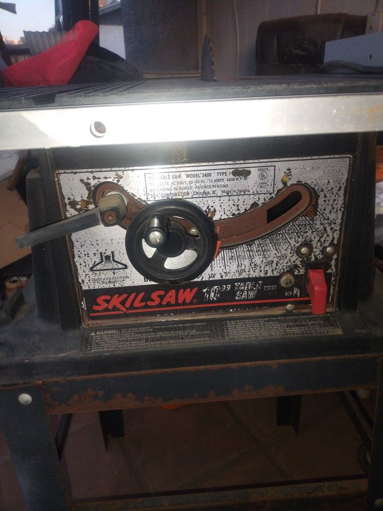 10 Inch Table Saw 