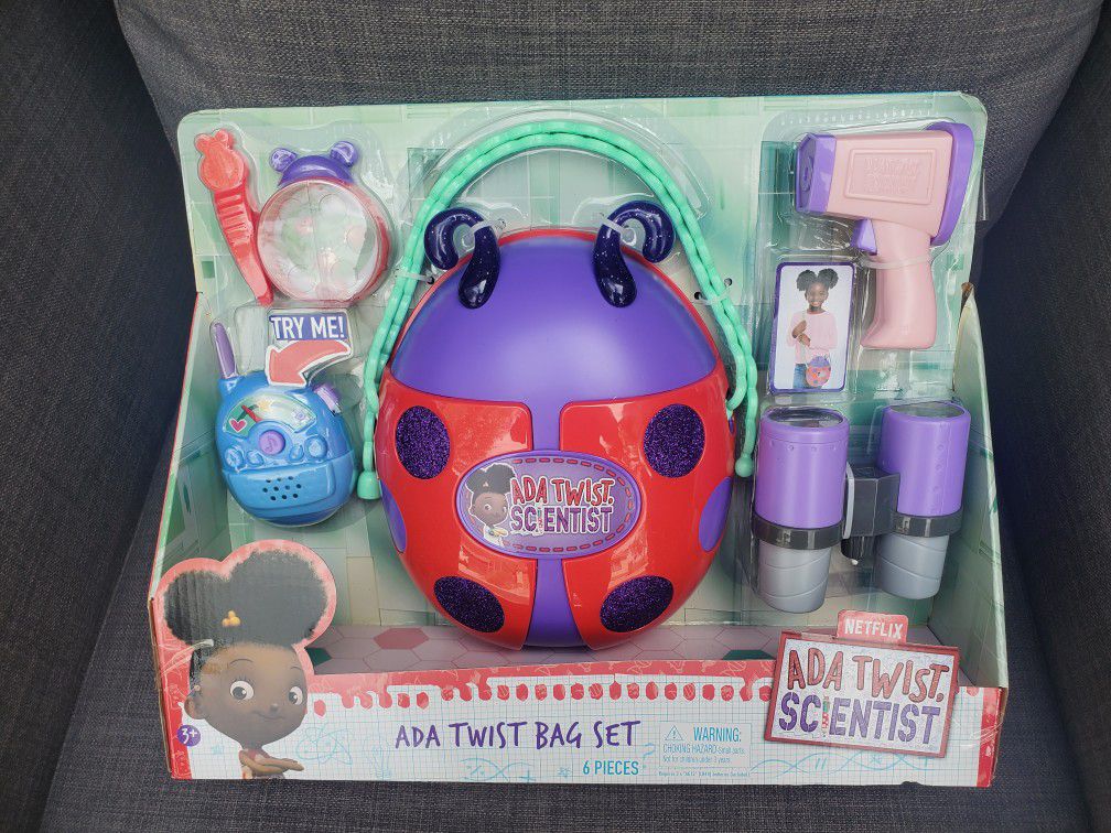 New Ada Twist Scientist Bag Set Toy 