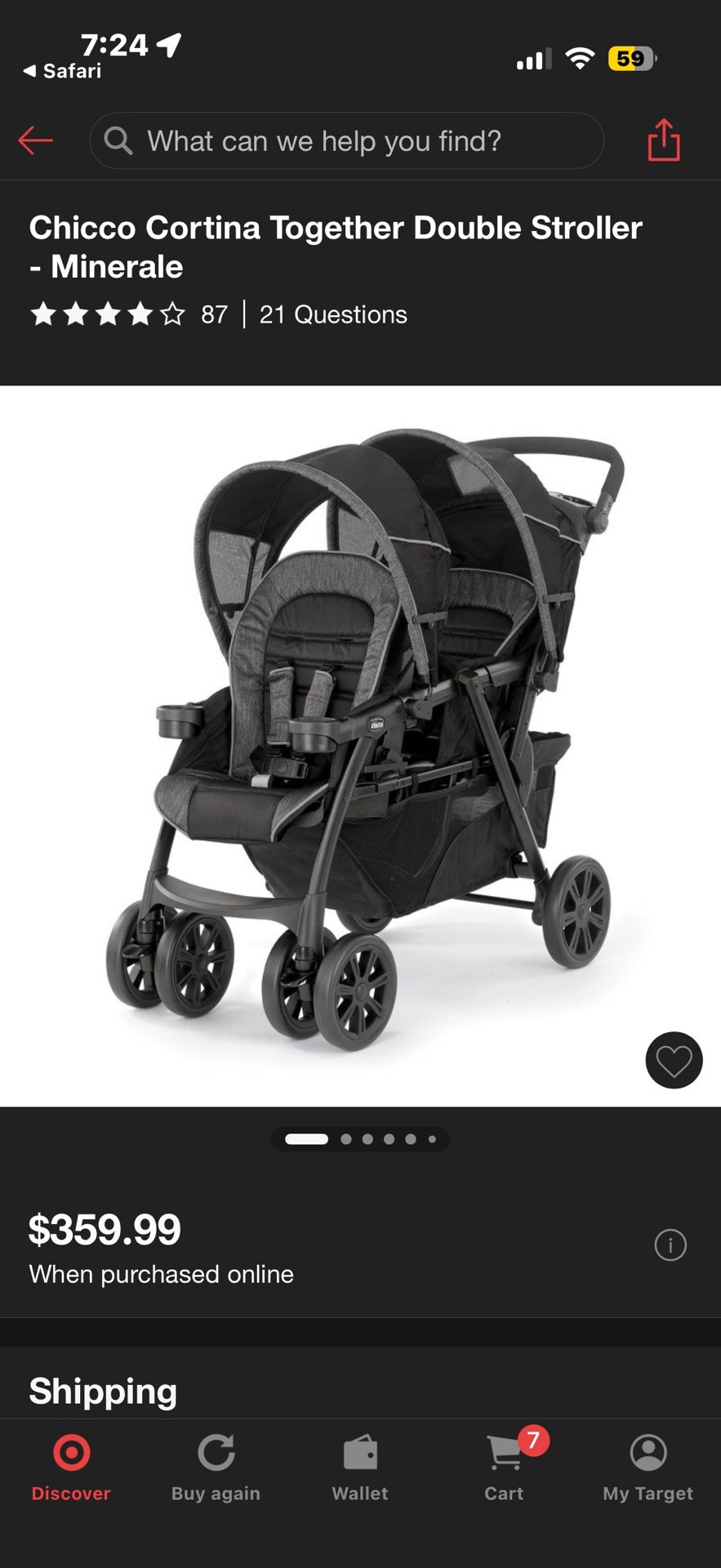Chicco Double Strollers 