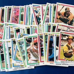 1981 Donruss Baseball Card Lot - HOF, All Stars, Rookies 