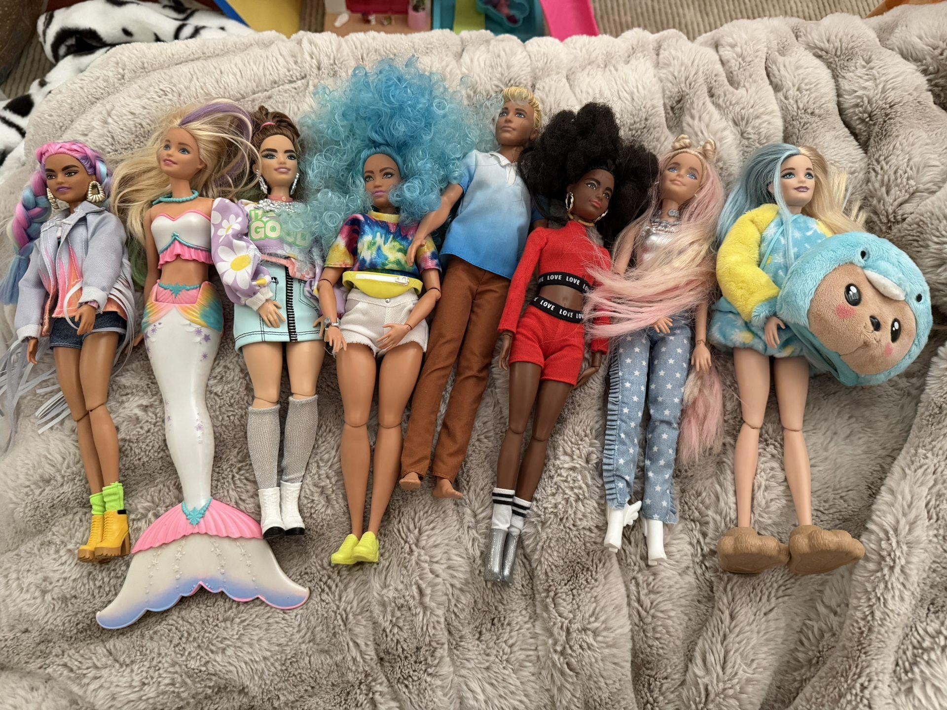 Barbie Dream House, Dolls, Cars And Accessories