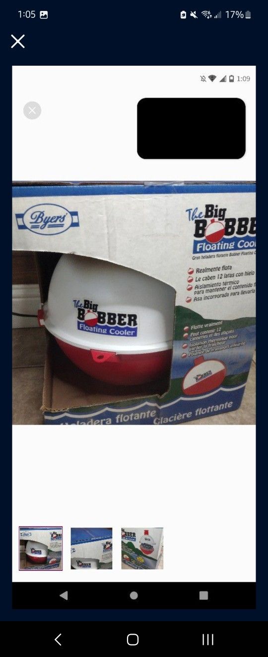 The Big Bobber Floating Cooler Fishing, Kayaking