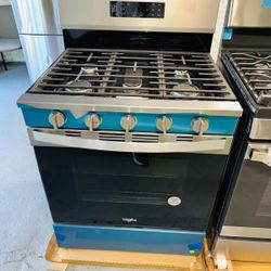 GAS STOVE WHIRLPOOL STAINLESS STEEL NEW