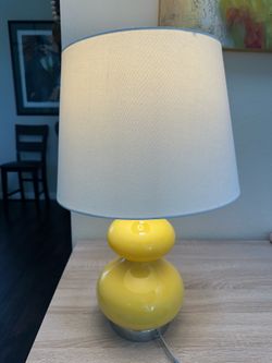 Yellow Table Lamp