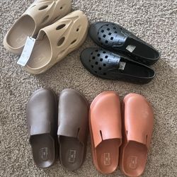 Slip On Croc Like Mens Shoes 
