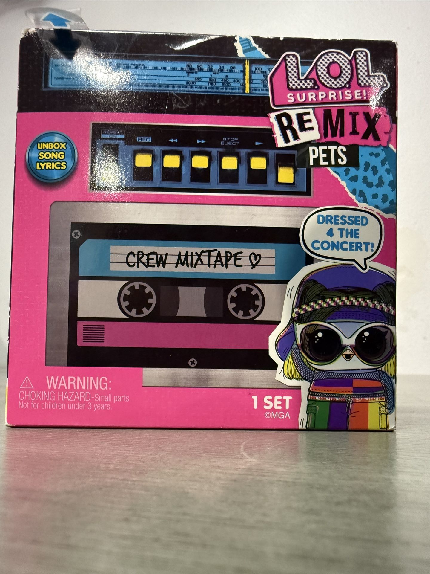 LOL Surprise Remix Pets - 9 Surprises with Real Hair & Surprise Song Lyrics - 1 RANDOM Figure