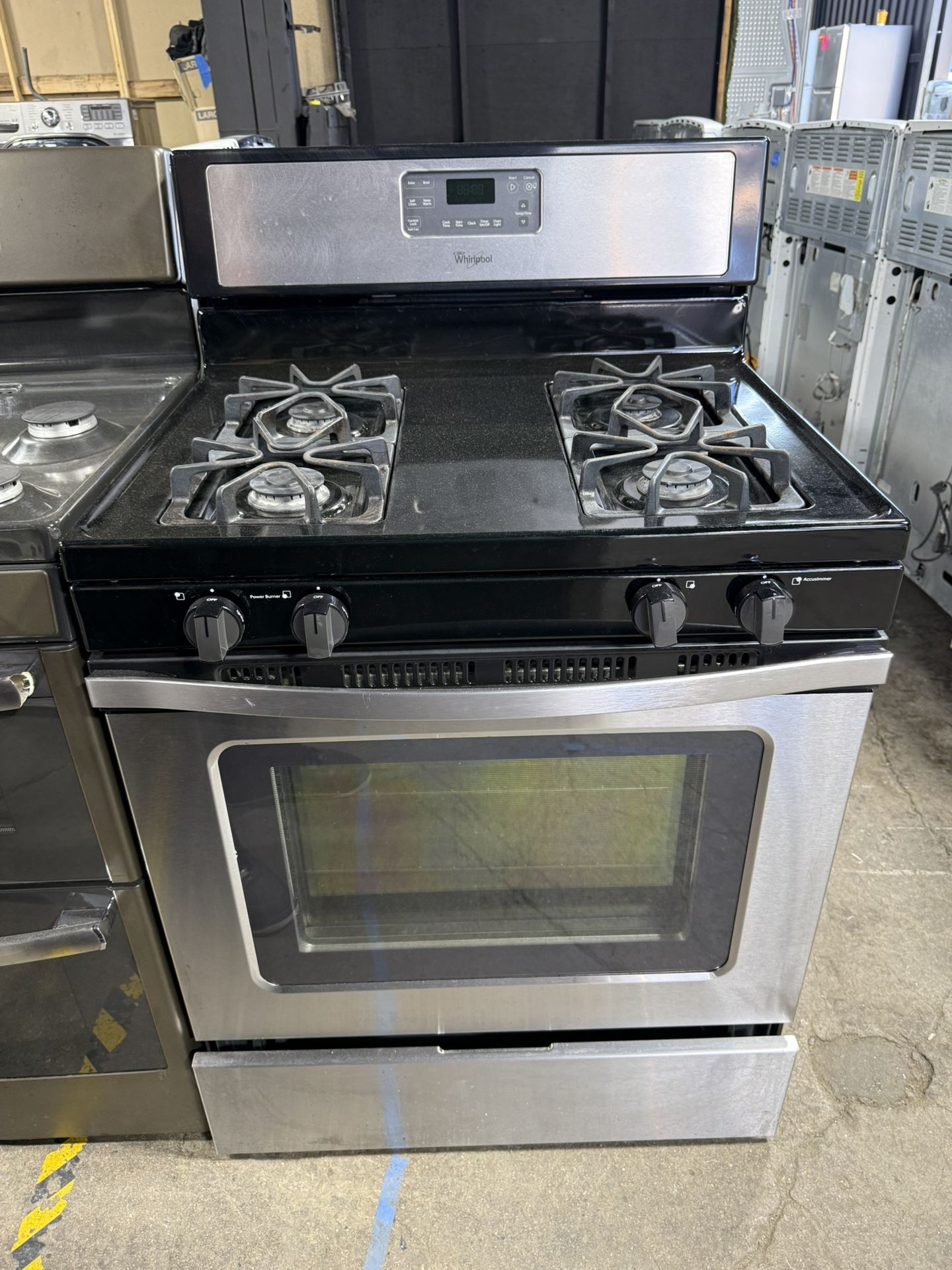 whirlpool stainless steel Range stove 