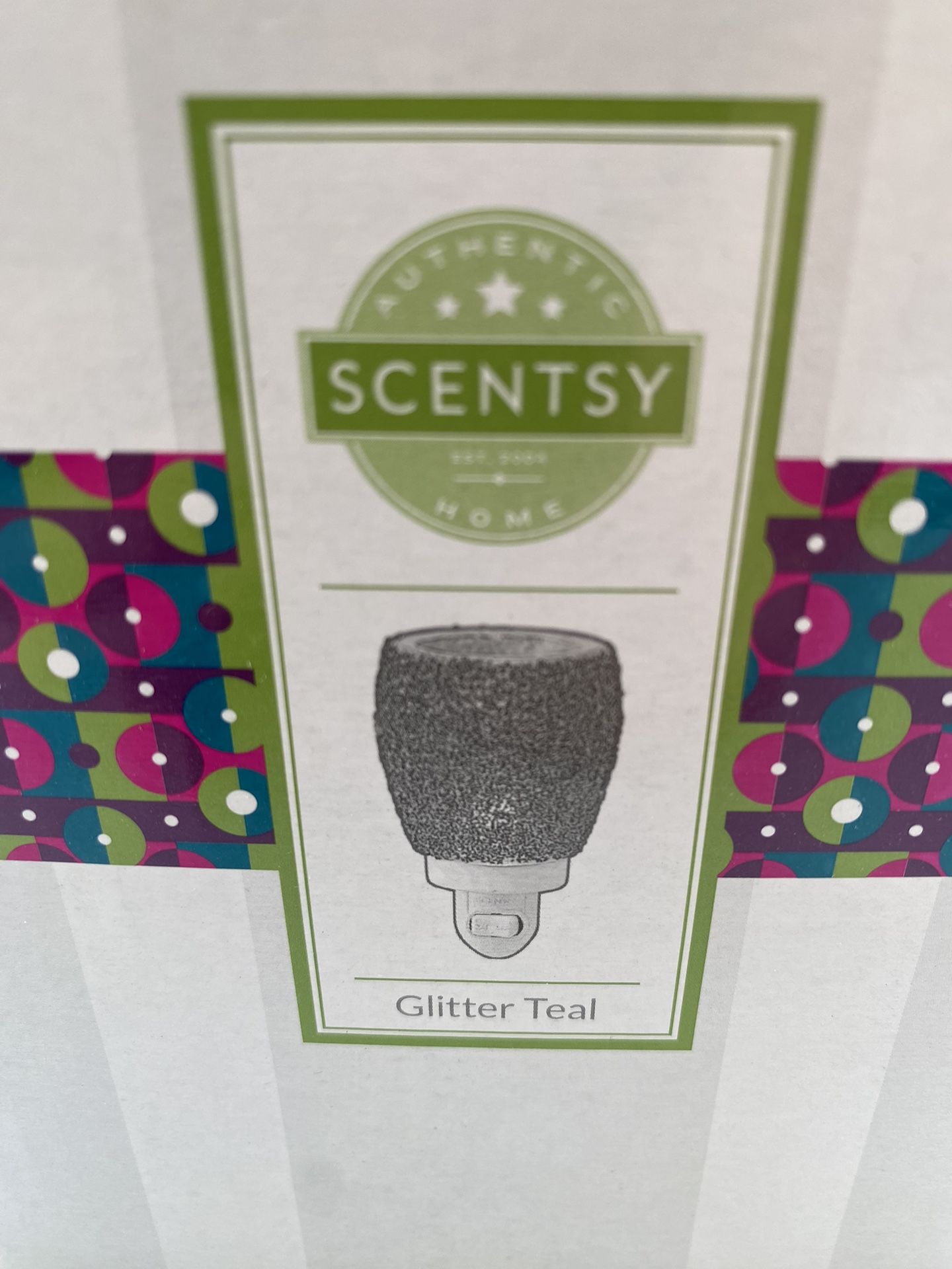 Glitter Teal Scentsy Wall Warmer
