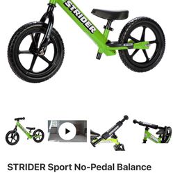 Green Strider Bike