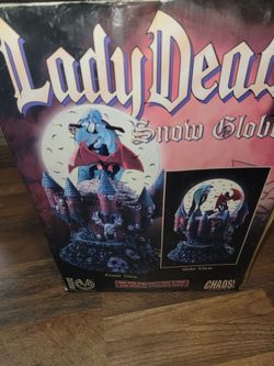 Lady Death snow globe