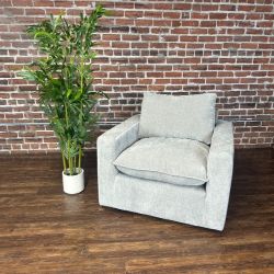 Delivery Available Sereen swivel chair gray retails 200