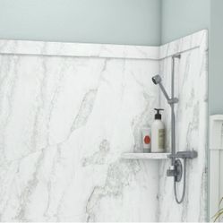 FlexStone 15 in. Corner Shelf Niche in Calypso