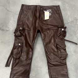 MNML Leather Pants MENS