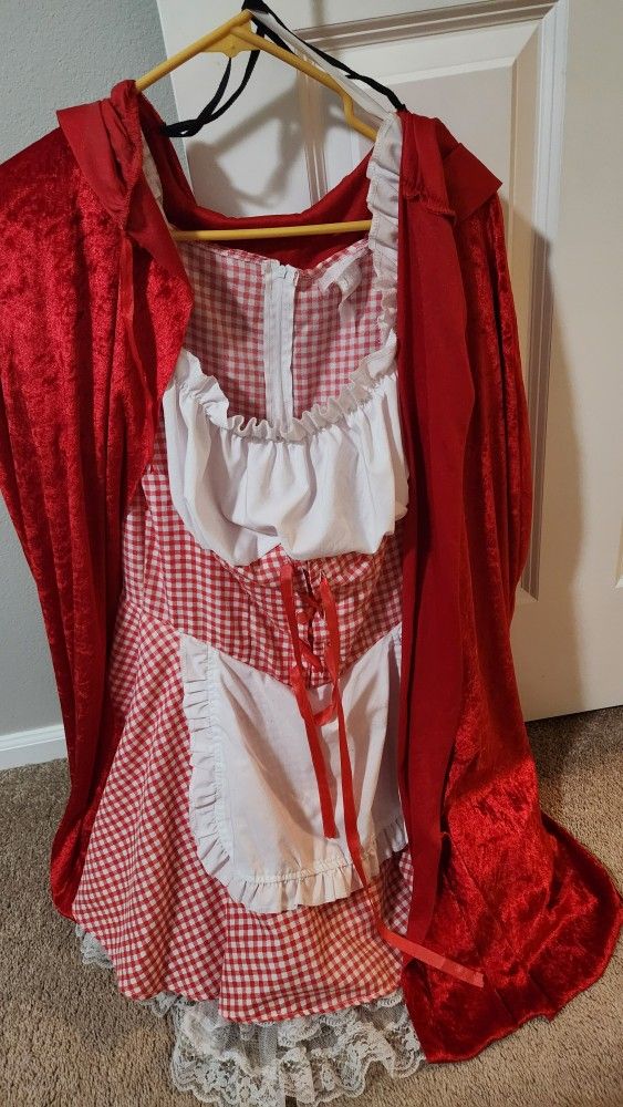 Women's Little Red Riding Hood One Size
