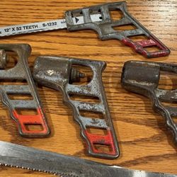 Antique Millers Falls Keyhole Saw Handles 