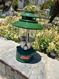 1960s Vintage Coleman Big Hat Lantern