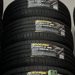 New Tires 205/55/16.with Installation Firm Price,,,,,,