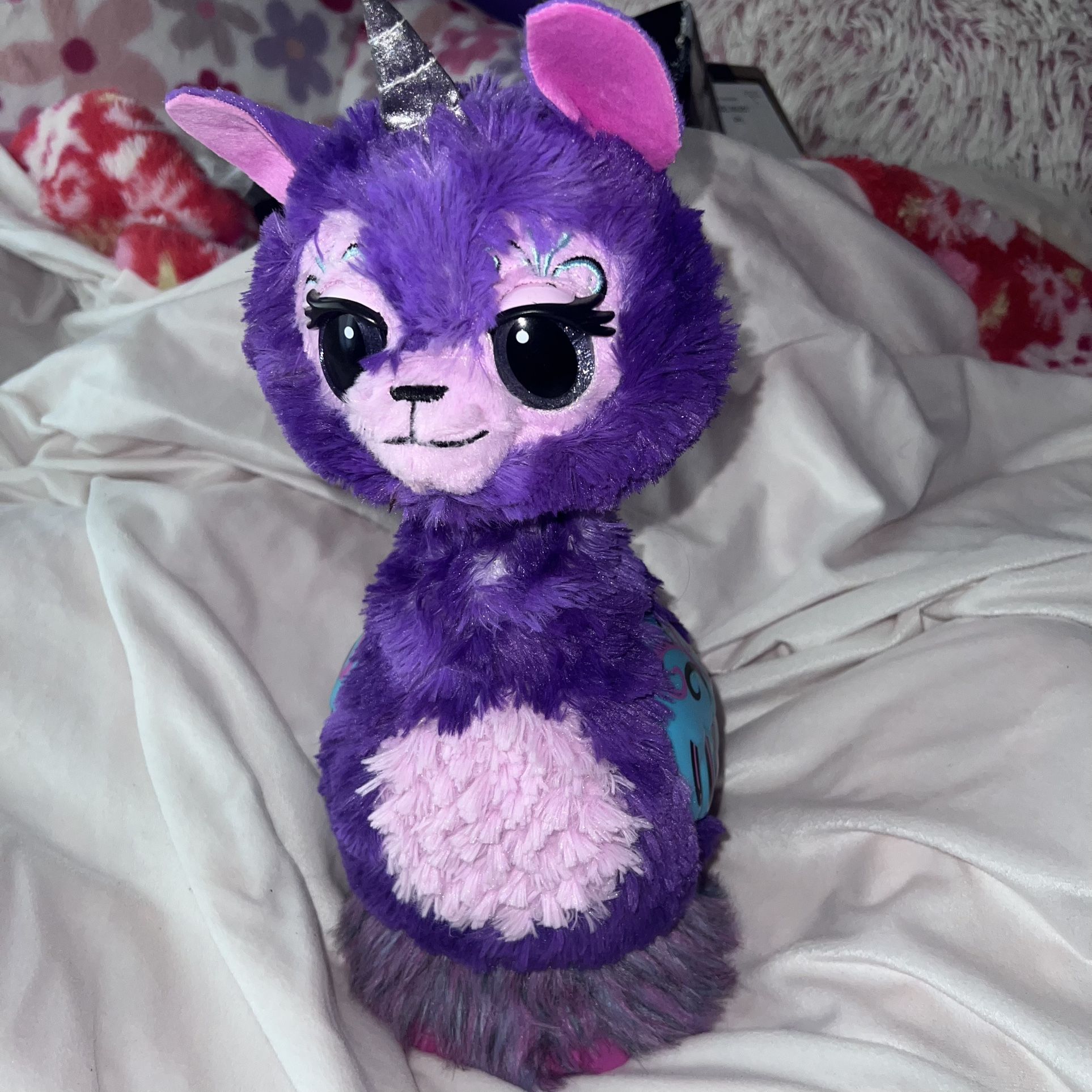 Hatchimals Wow, Llalacorn 32-Inch Tall Interactive Electronic Pet