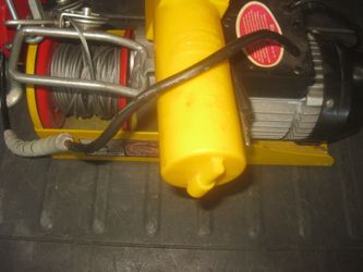Electric wire hoist by steel dragon tools SDT EWHO 440mini.