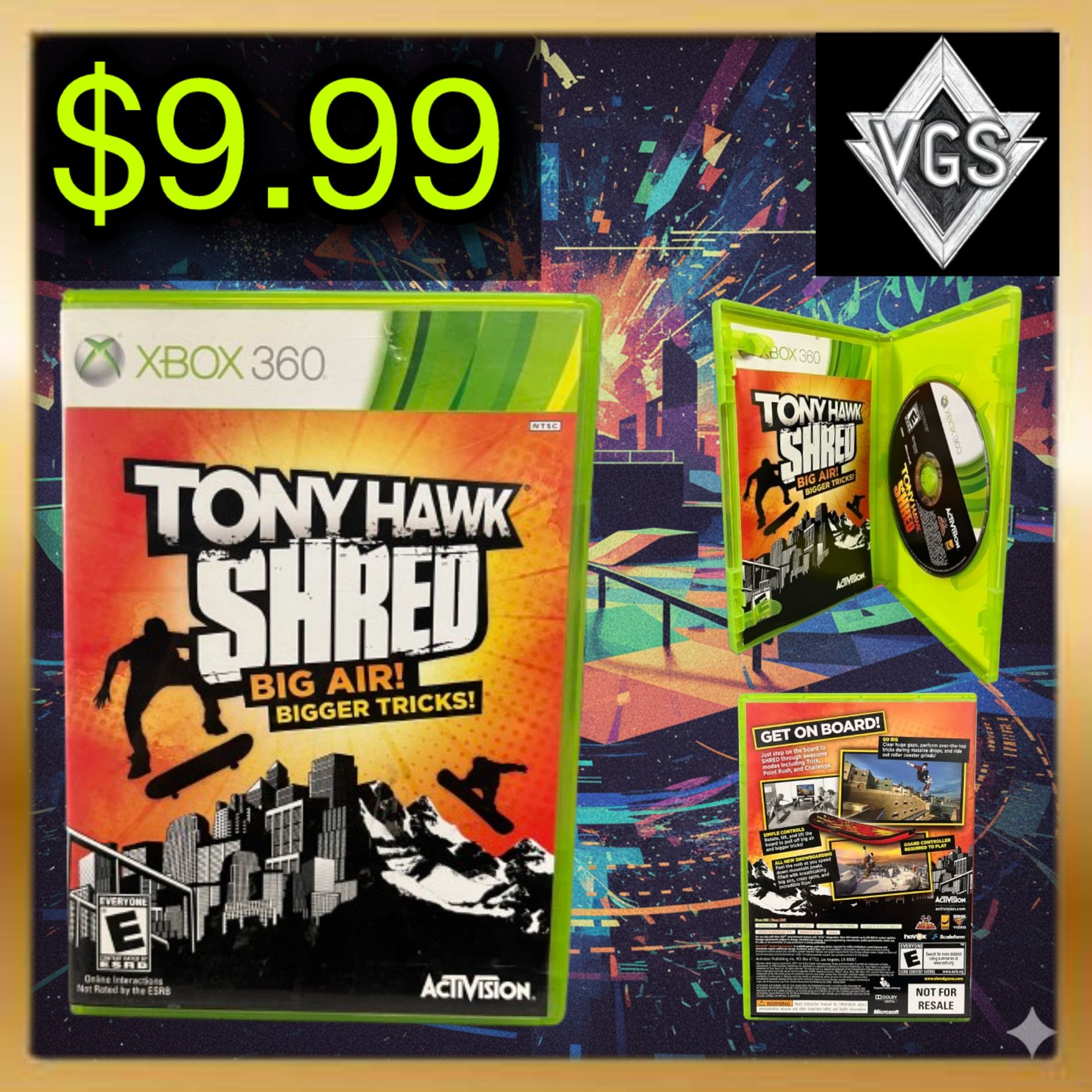 *CLASSIC* Tony Hawk: Shred — Xbox 360 — 2010