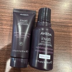 New— Aveda Invati Advanced shampoo & conditioner travel size 