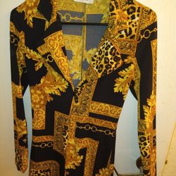 Versace Print One Piece Bodysuit
