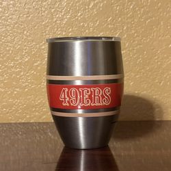 SF 49ers Tervis Stainless Steel 12oz Wine Tumbler