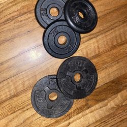 5 X 2.5Lb Plates 