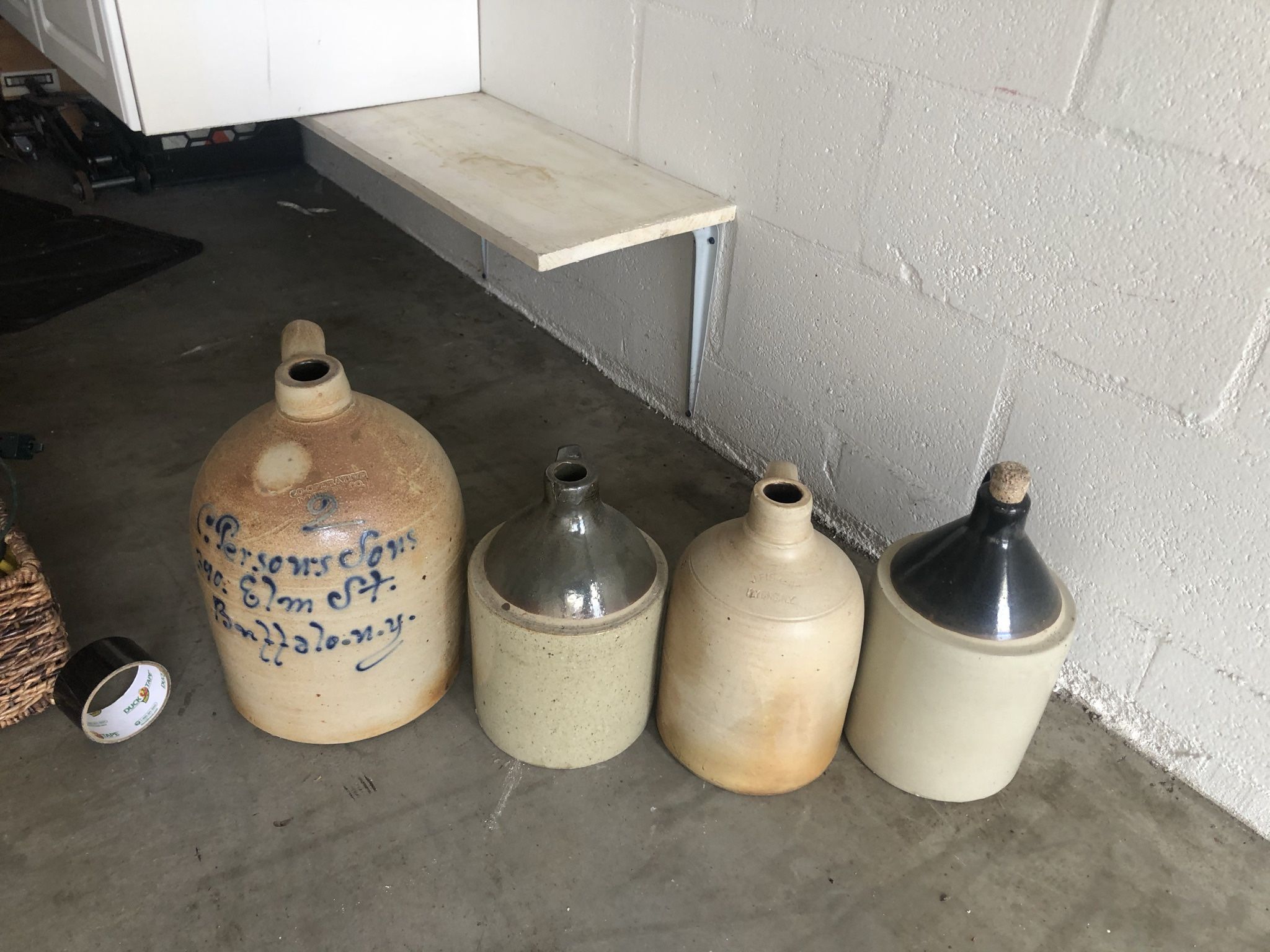 Antique Pottery Jugs