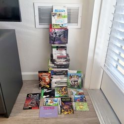Lot Of Video Game Cases + Manuals