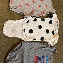 Summer Baby Clothes - 0-3 Month Size