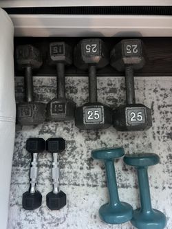 Various Dumbbell Weights