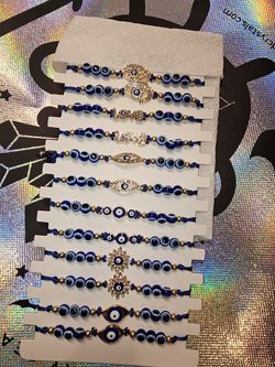 Evil Eye Bracelets/pulsera Ojo Turko