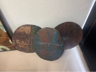 Art work Metal circle rustic designs and wire design