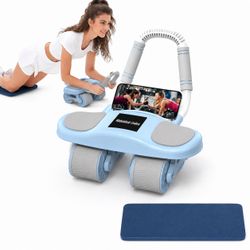 NEW 4-Wheel Ab Roller w/ Elbow Support – $10
