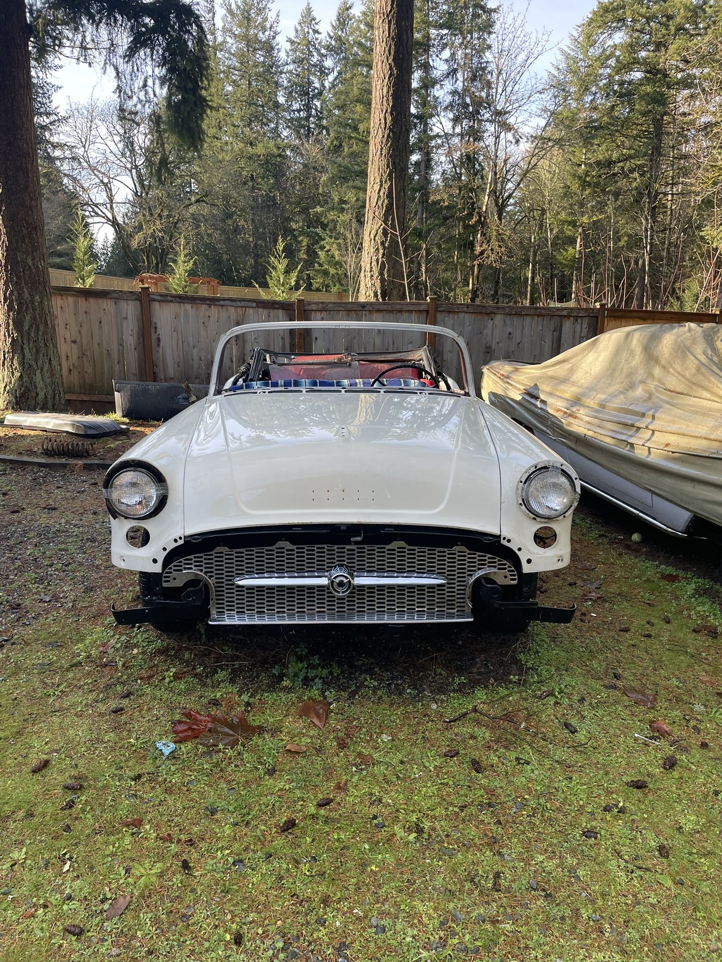 1955 Buick Century Convertible Very Rare W/ 1955 Buick Century 4 Door Parts Car