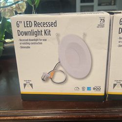 6” LED Recessed Downlight Kit