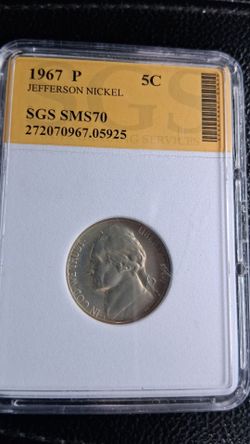 1967 P Jefferson error nickel