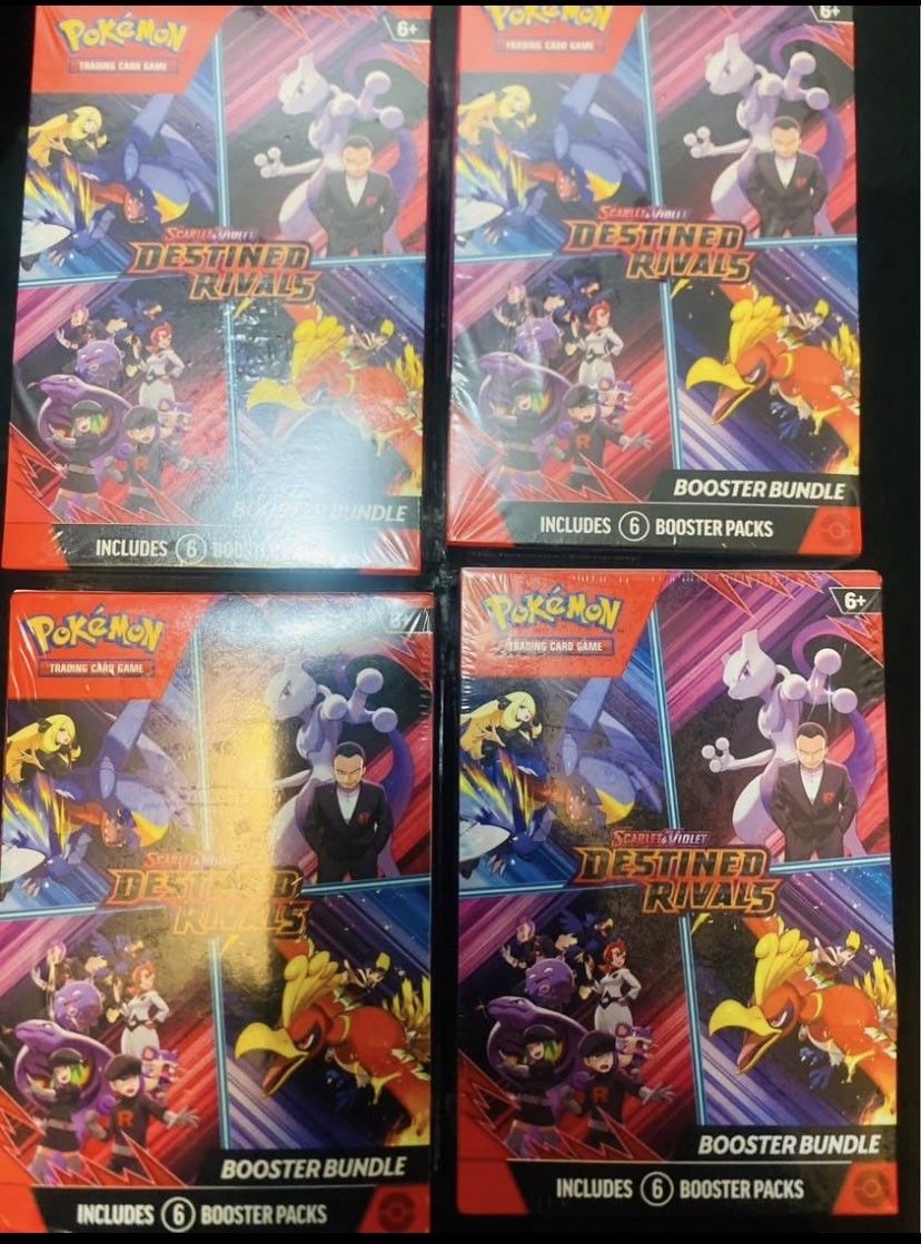 Destined Rivals Booster Bundle Set Of 4