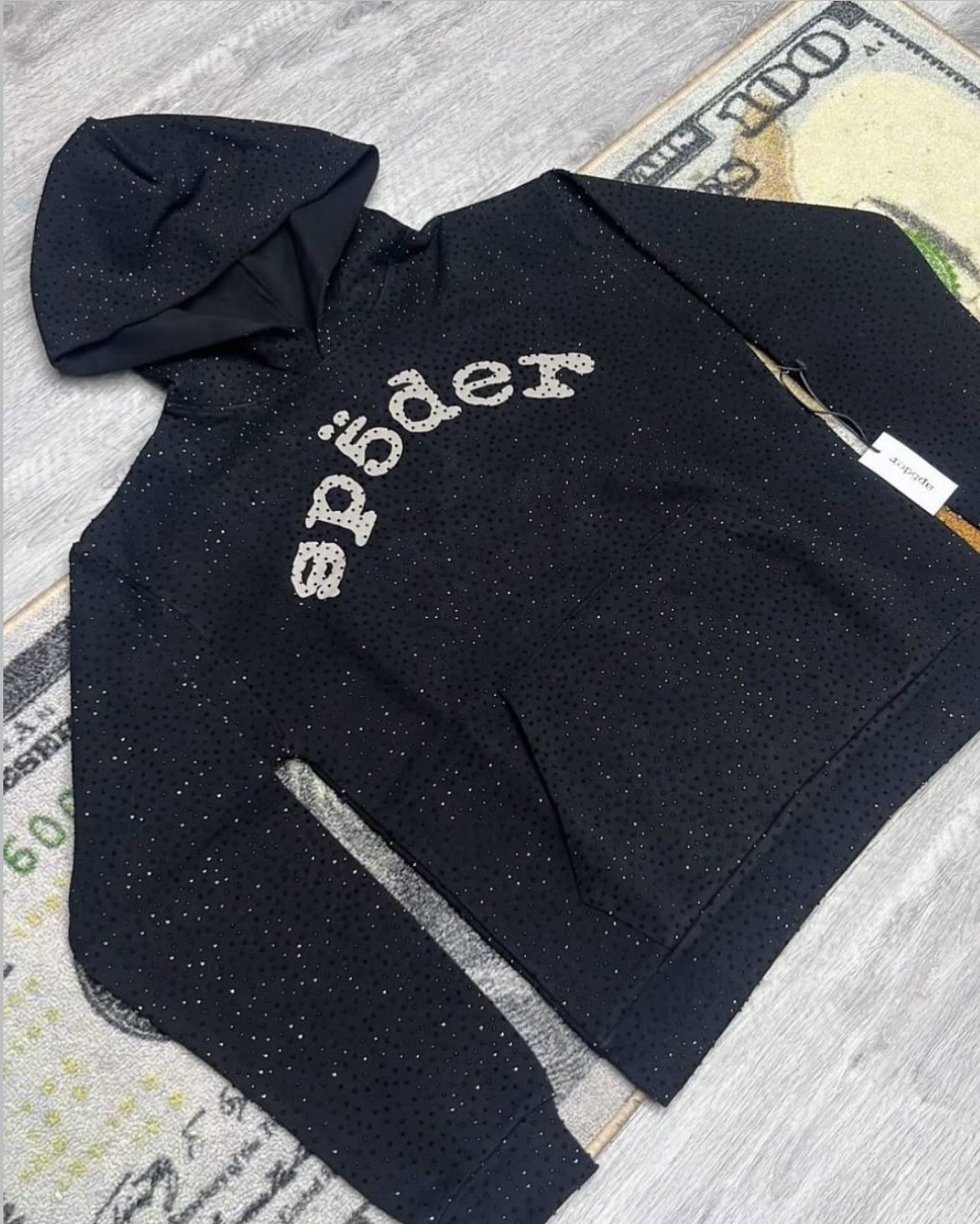 Sp5der Vvs Hoodie Red & Black Dm Your Size