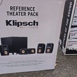 Klipsch Black Reference Theater Pack 5.1 Surround Sound System 