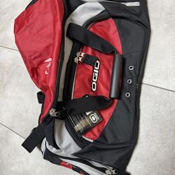 OGIO All Terrain Duffel Bag Red Color 35L Duffel Bag motorcycle Gym Outdoor