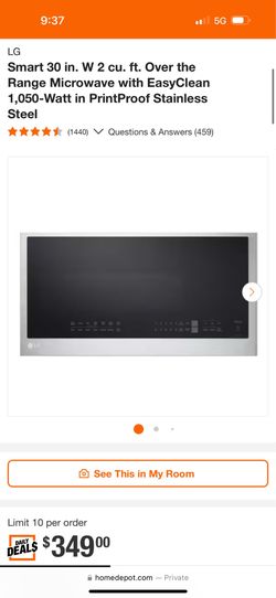 Over the Range Microwave