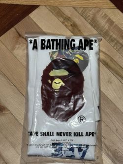 white A Bathing Ape (BAPE) T-shirt