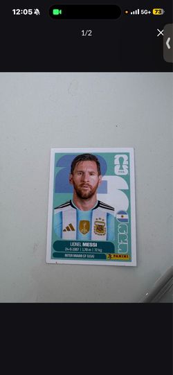 Messi panini FIFA World Cup Sticker